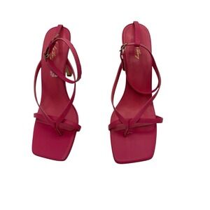 Elizabet Lang Sandals Pink‎ Womens 9.5 Party Elegant Romantic Feminine Colorful